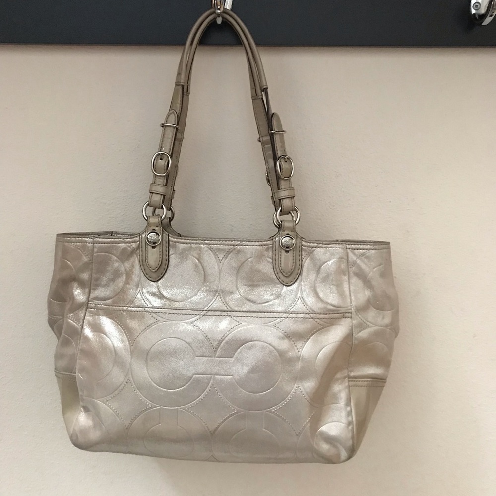 Coach embossed bag